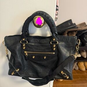 Authentic Balenciaga Black City Bag